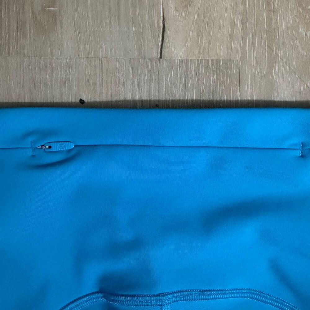 Lululemon Swift Speed Mid Rise Blue Tight Leggings Athletic Athleisure Luxury 4 - Picture 4 of 7